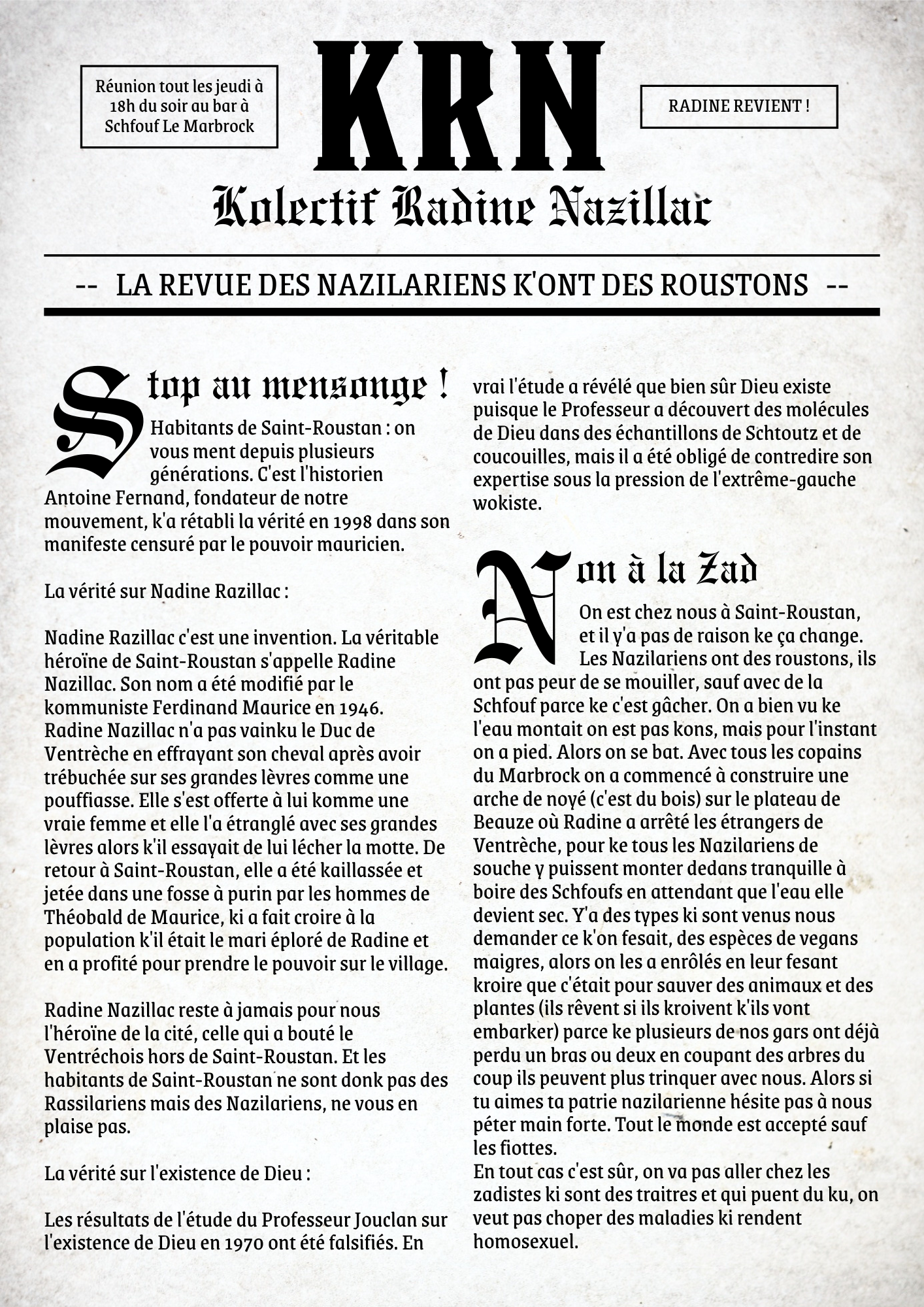 La revue du KRN n°1