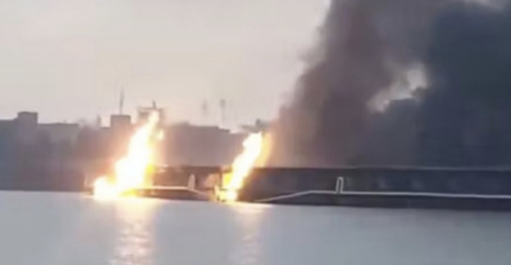L'explosion du barrage