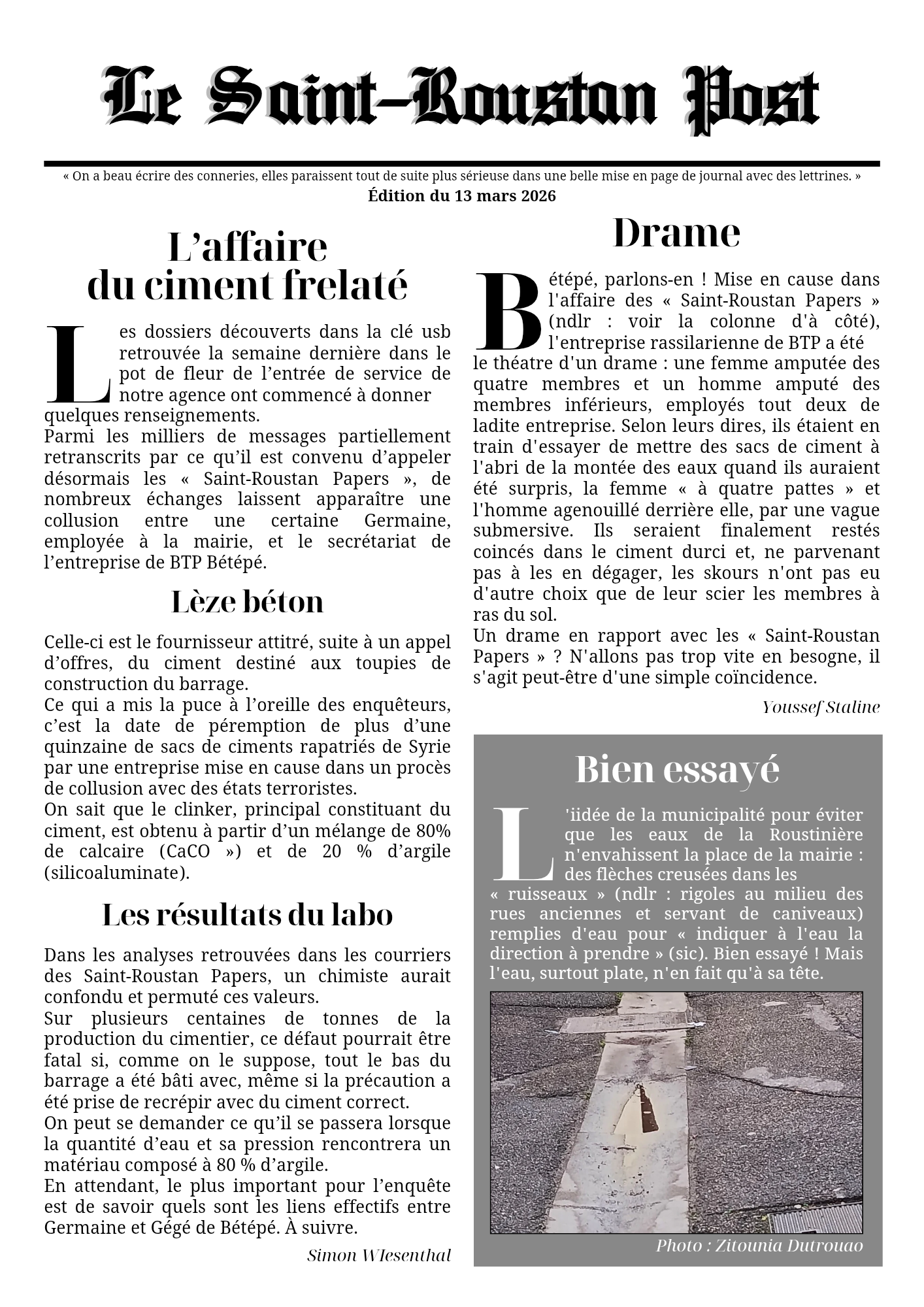 Le Saint-Roustan Post n°4