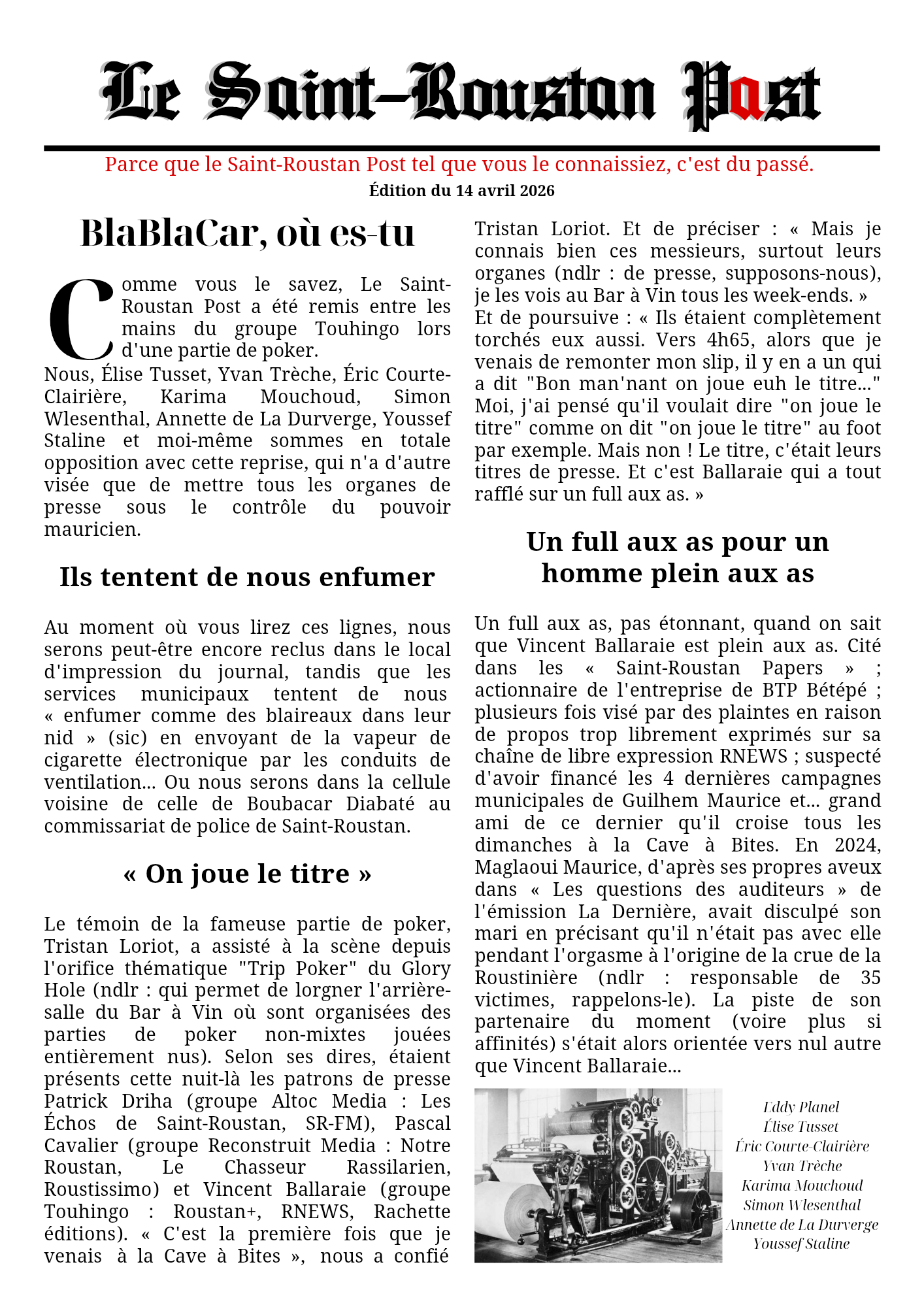 Le Saint-Roustan Post n°10