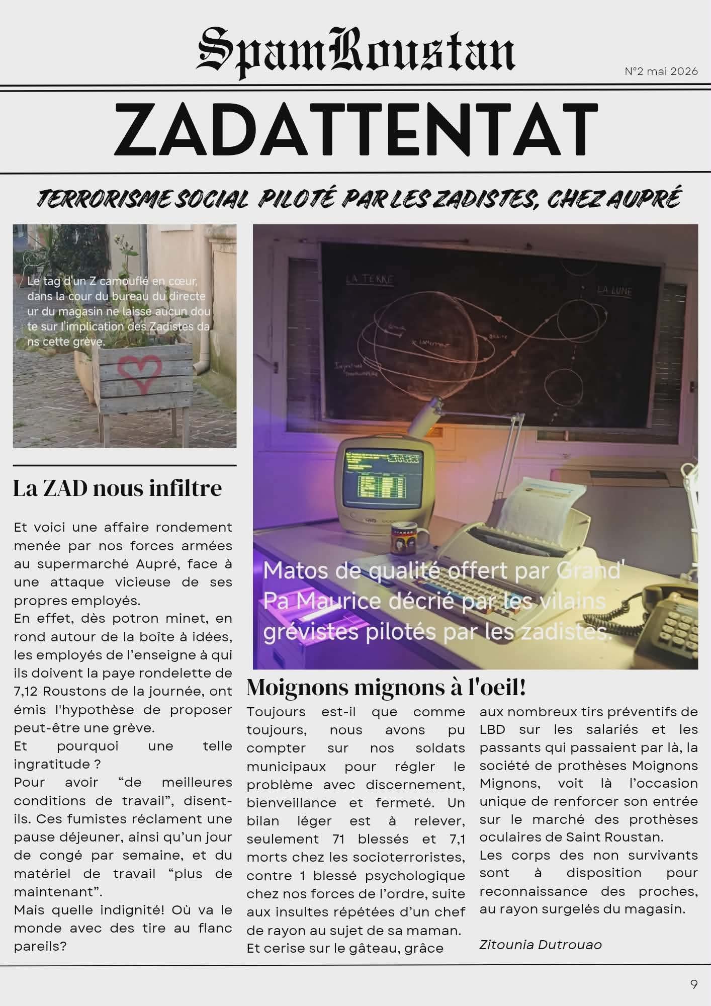 Spam Roustan n°1