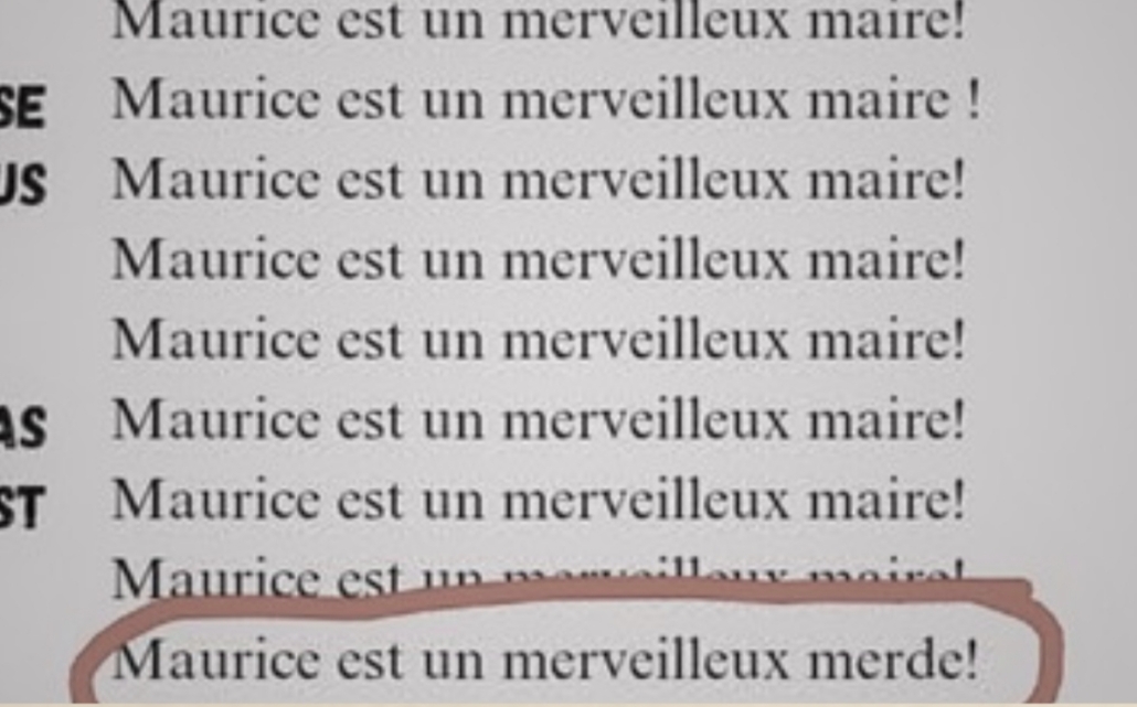 Maurice est un merveilleux merde !
