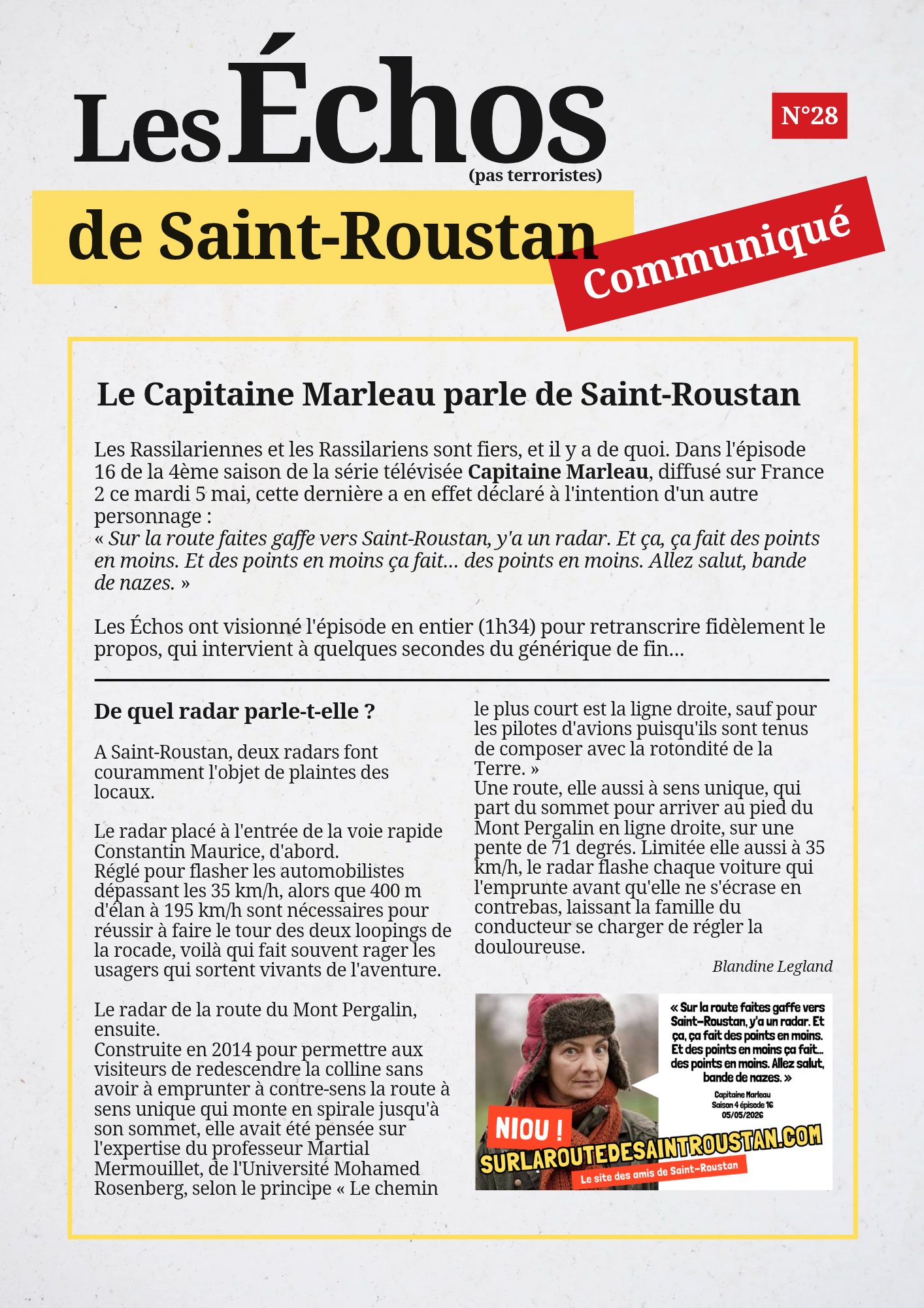 Les Échos de Saint-Roustan n°28