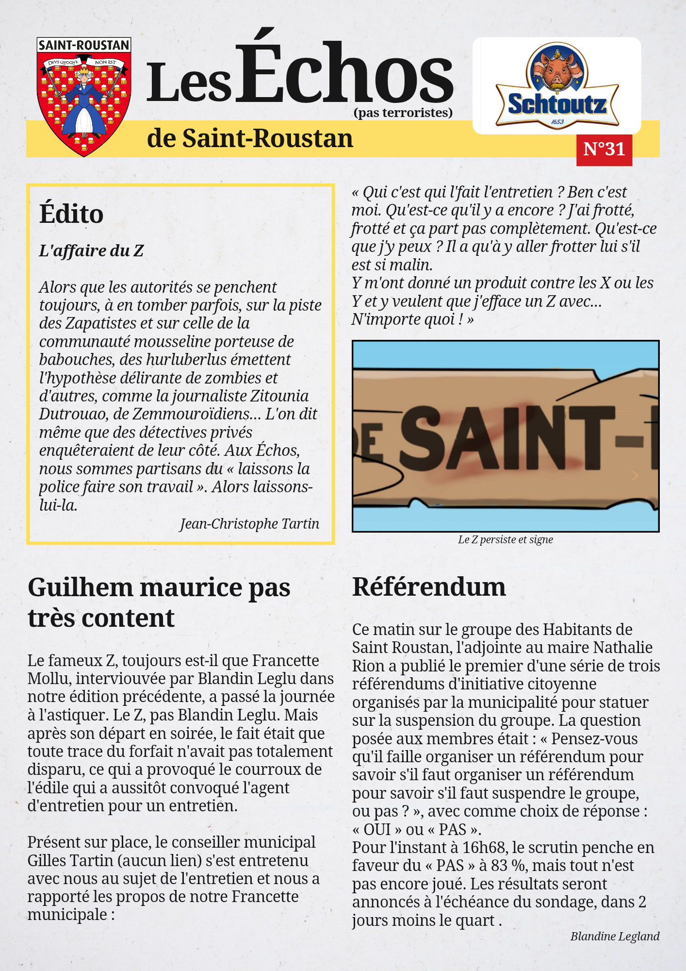Les Échos de Saint-Roustan n°31