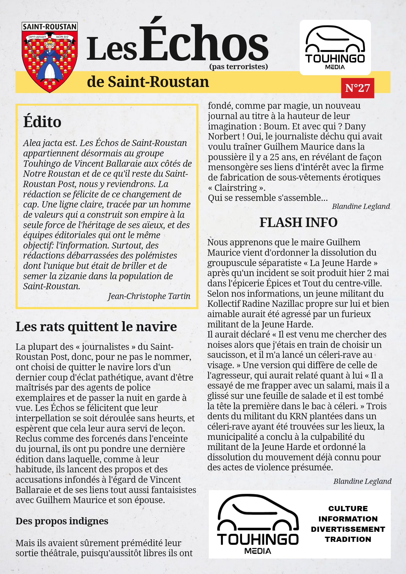 Les Échos de Saint-Roustan n°27