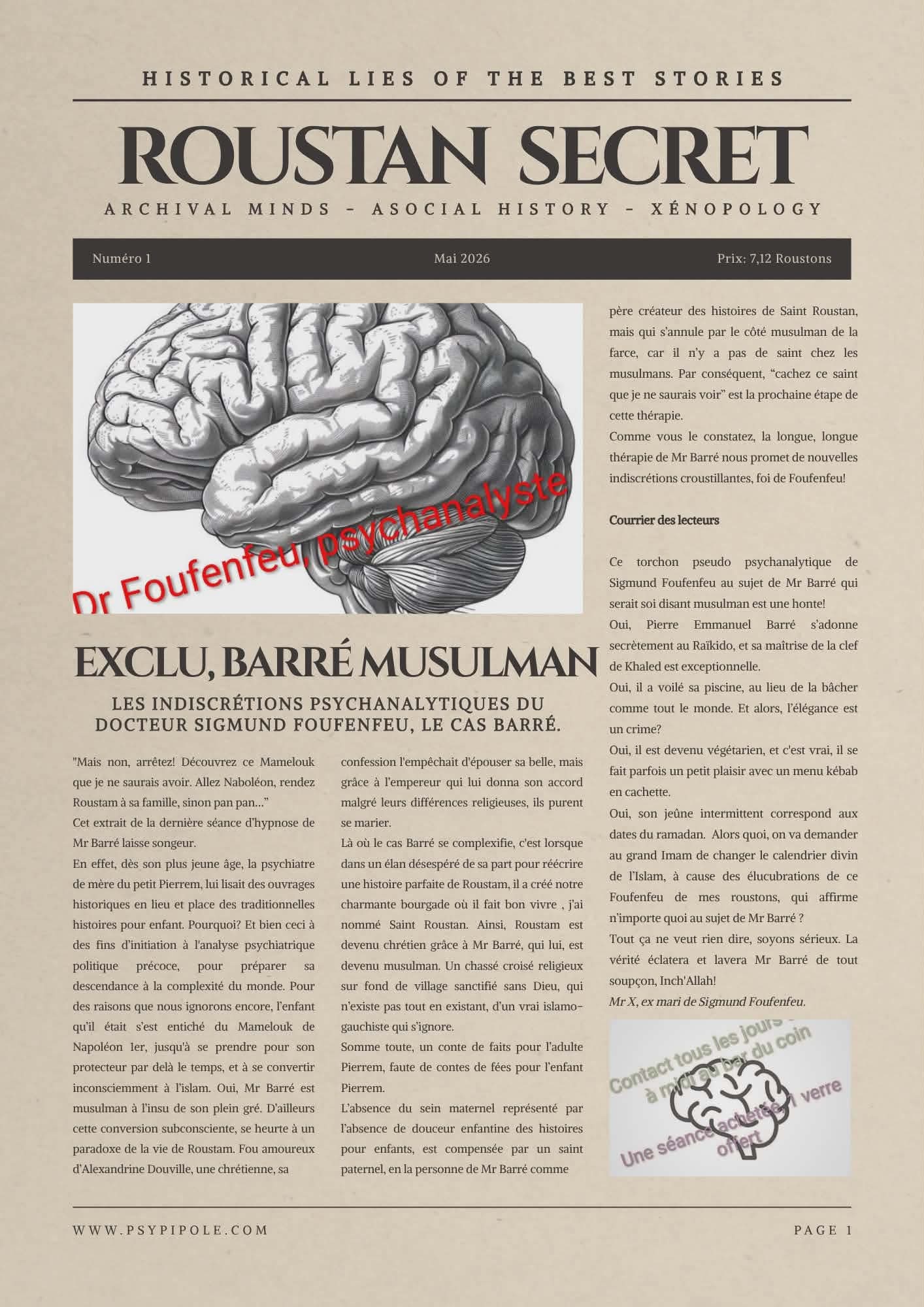 Roustan Secret n°1
