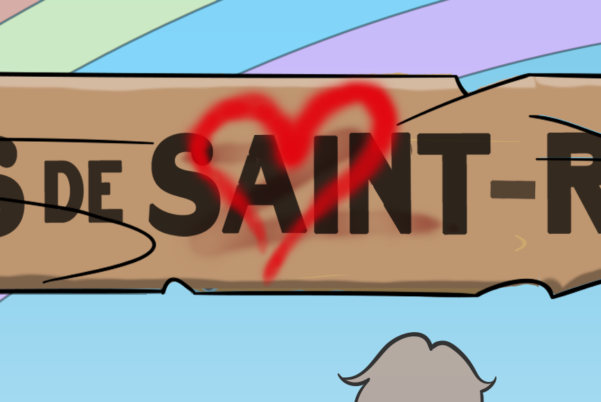 Un cœur sur le Saint