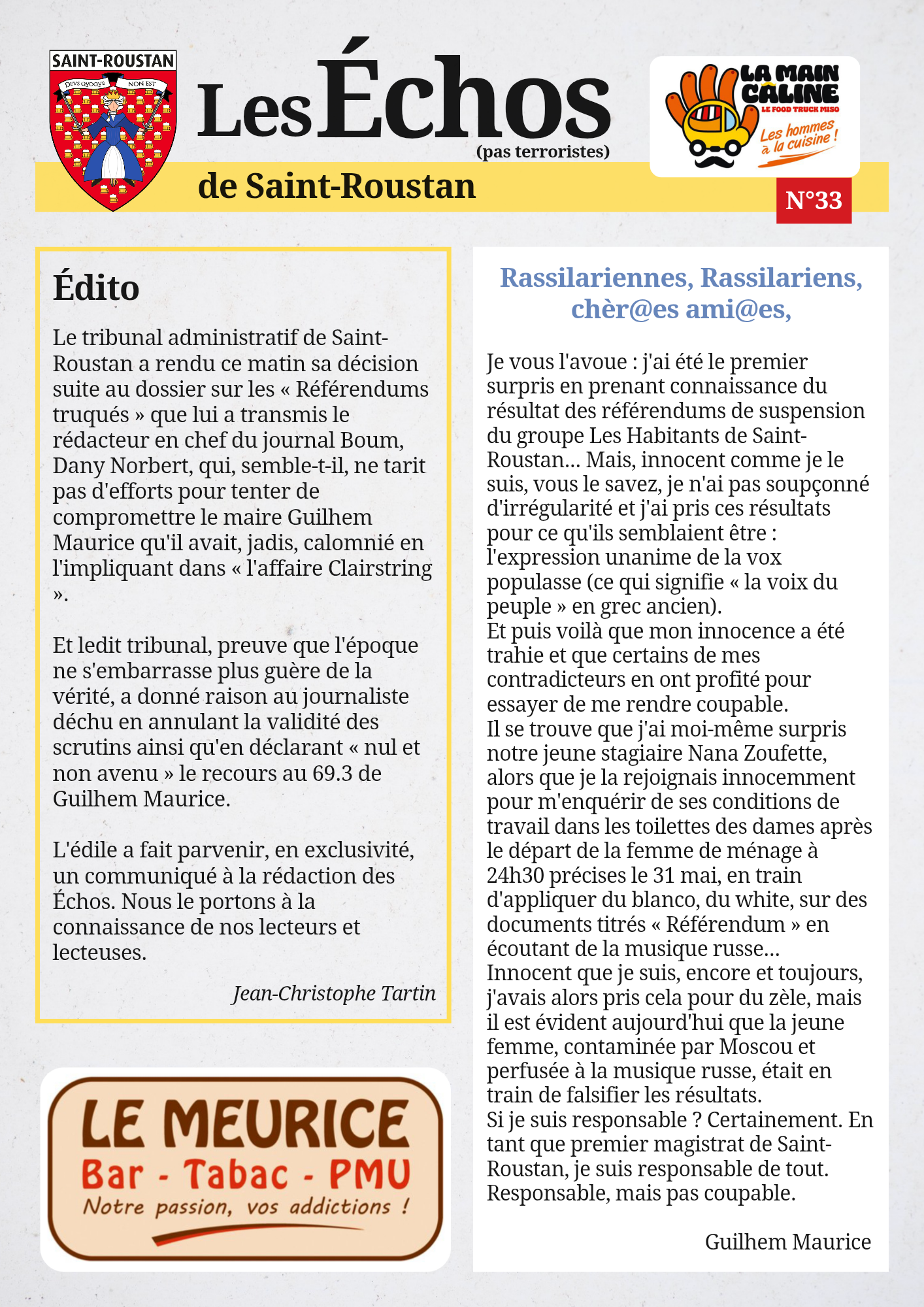 Les Échos de Saint-Roustan n°33