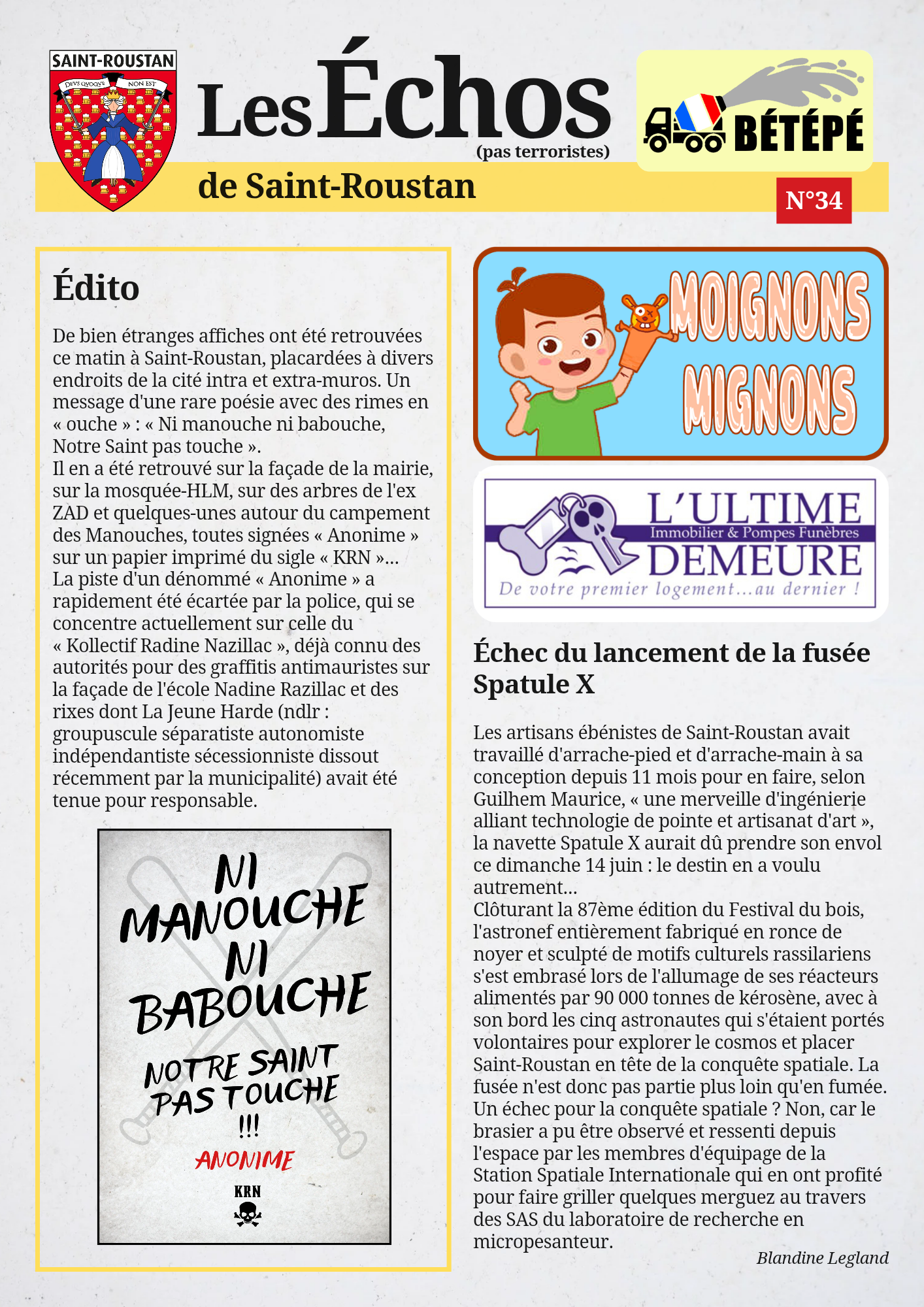 Les Échos de Saint-Roustan n°34