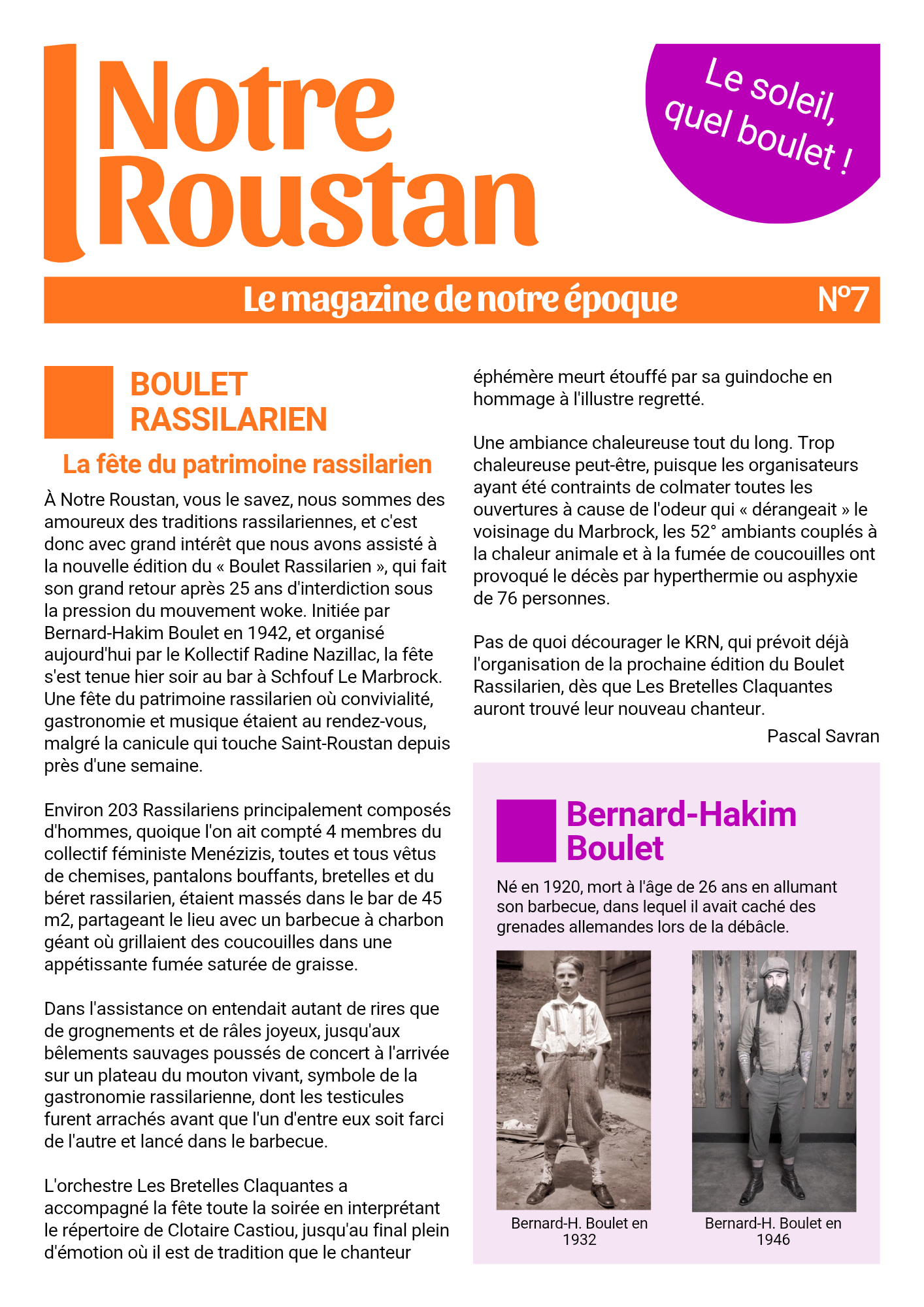 Notre Roustan n°7