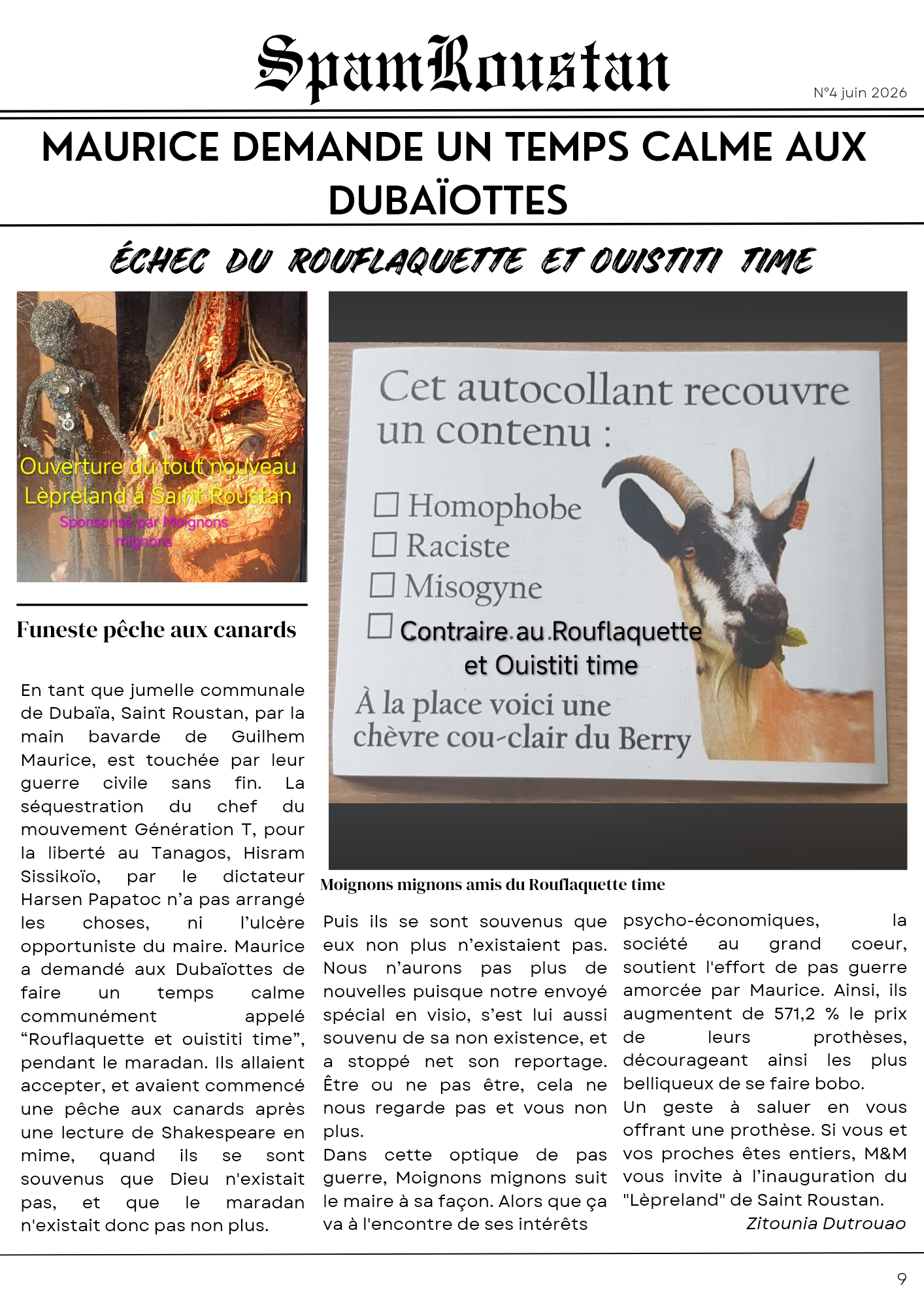 Spam Roustan n°3